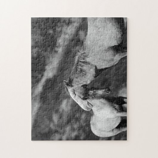 Wilde paarden. legpuzzel (Verticaal)