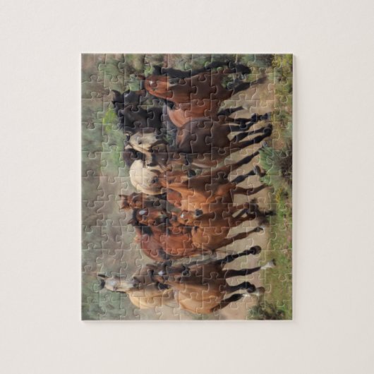 Wilde paarden legpuzzel (Verticaal)