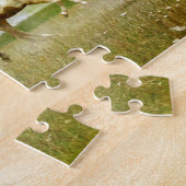 Wilde paarden lopen -  creatieve kunst legpuzzel (Zijkant)