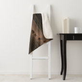 Wilde paarden lopen naar woestijn sherpa deken (In situ)