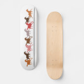Wilde paarden lopen skateboard (Voorkant)