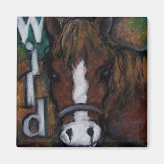 Wilde paarden magneet