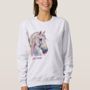 Wilde paarden met een ziel trui