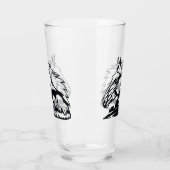 Wilde paarden Mustangs in de woestijn Glas (Links)
