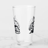 Wilde paarden Mustangs in de woestijn Glas (Rechts)
