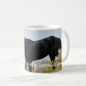 Wilde paarden nemen mijn adem weg koffiemok (Voorkant rechts)