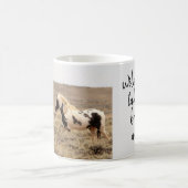 Wilde paarden nemen mijn adem weg koffiemok (Center)