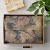 Wilde paarden Ontkoppelen 10 x 15 kunstweefselpapi Tissuepapier (Geschenk)