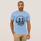Wilde paarden opslaan t-shirt (Voorkant volledig)