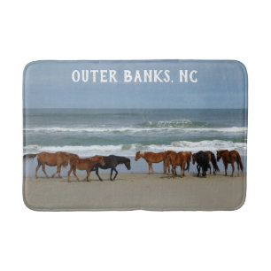 Wilde paarden Outer Banks OBX North Carolina Badmat