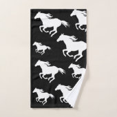 Wilde paarden patroon ontwerp bad handdoek (Handdoek)