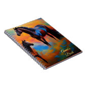 Wilde paarden *personaliseren* notitieboek (Rechterzijde)