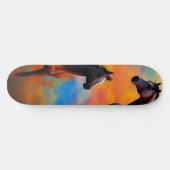 Wilde paarden persoonlijk skateboard (Horizontaal)