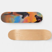 Wilde paarden persoonlijk skateboard (Horizontaal)