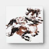 Wilde paarden Plaque Fotoplaat (Voorkant)