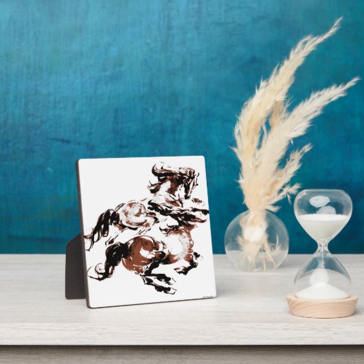 Wilde paarden Plaque Fotoplaat (Insitu)