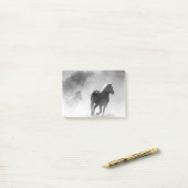Wilde paarden post-it® notes (Op bureau)