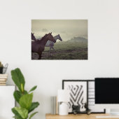 Wilde paarden poster (Thuiskantoor)
