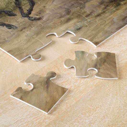 Wilde paarden Puzzle Legpuzzel (Zijkant)