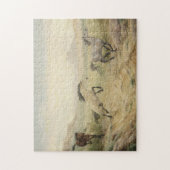 Wilde paarden Puzzle Legpuzzel (Verticaal)