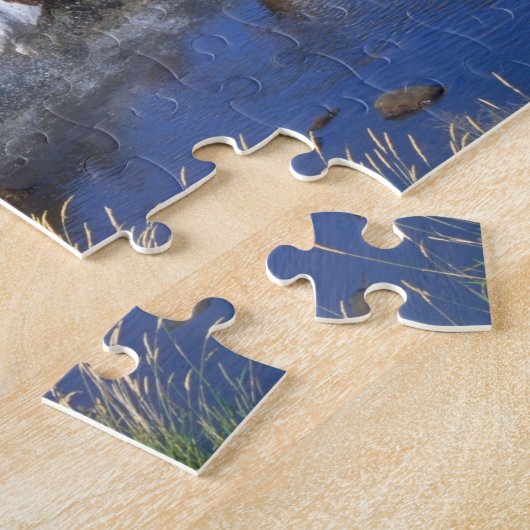 Wilde paarden Puzzle Legpuzzel (Zijkant)