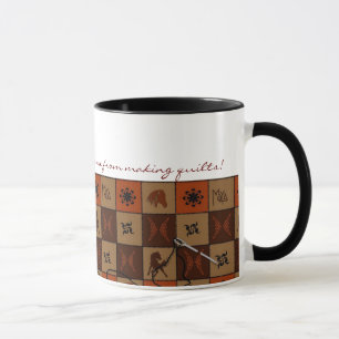 Wilde paarden Quilting Mok
