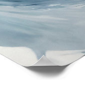 Wilde paarden rennen door de golven poster (Hoek)