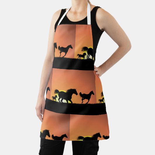 Wilde paarden schort (Insitu)