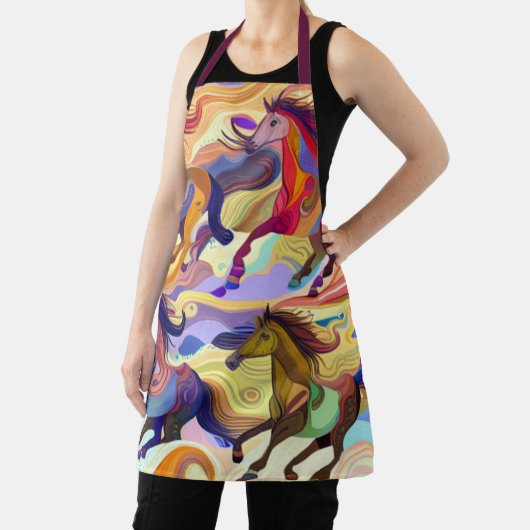 Wilde paarden schort (Insitu)