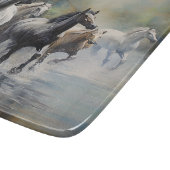 Wilde paarden snijplank (Hoek)