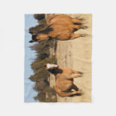 Wilde paarden, Steens Mountains Fleece Deken (Voorkant)