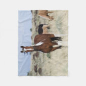 Wilde paarden, Steens Mountains Fleece Deken (Voorkant)