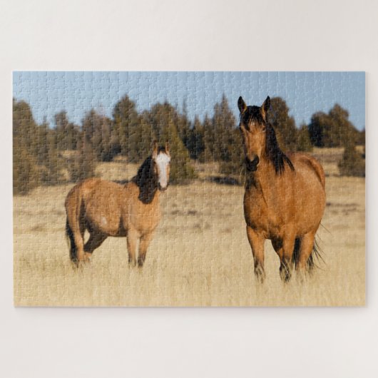 Wilde paarden, Steens Mountains Legpuzzel (Horizontaal)