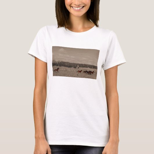 Wilde paarden T-Shirt (Voorkant)