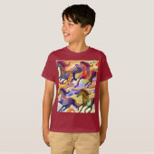 Wilde paarden t-shirt (Voorkant volledig)