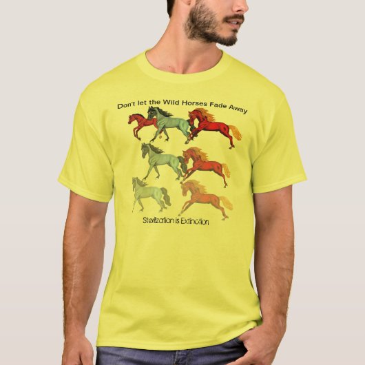 Wilde paarden T-Shirt (Voorkant)