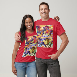 Wilde paarden t-shirt