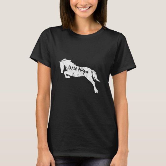 Wilde paarden t-shirt (Voorkant)