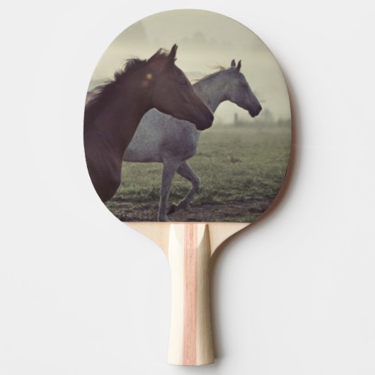 Wilde paarden tafeltennisbatje (Voorkant)