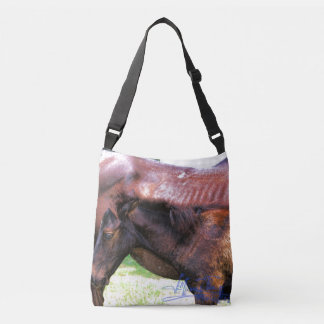 Wilde paarden tas over de schouder