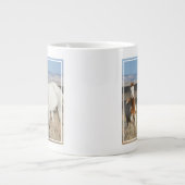 Wilde paarden thuis in het Sandwash-bekken Grote Koffiekop (Voorkant)