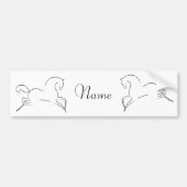 Wilde paarden Thunder_Cove Bumpersticker (Voorkant)