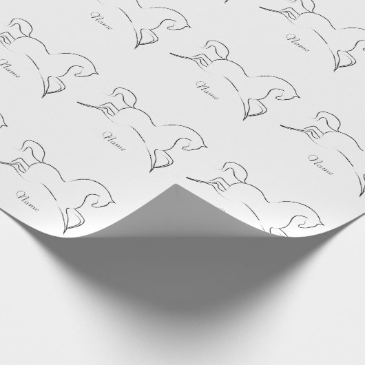 Wilde paarden Thunder_Cove Cadeaupapier (Hoek)