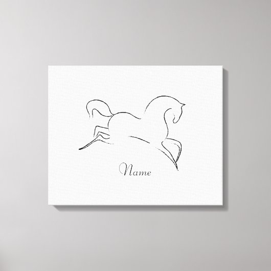 Wilde paarden Thunder_Cove Canvas Afdruk (Voorkant)
