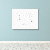 Wilde paarden Thunder_Cove Canvas Afdruk (Insitu (Houten vloer))