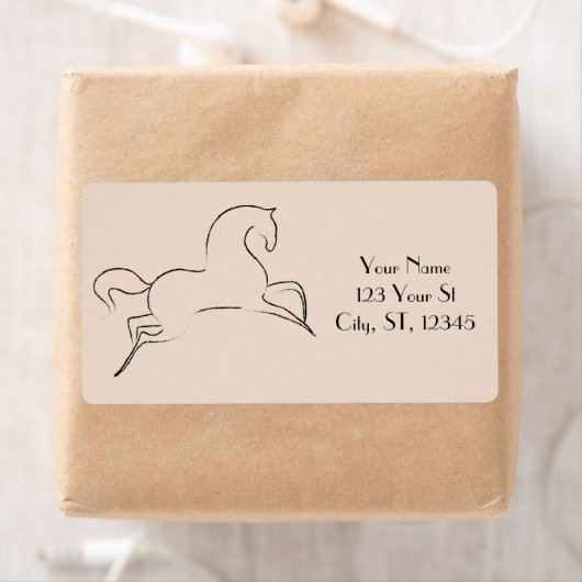 Wilde paarden Thunder_Cove Etiket (Insitu)