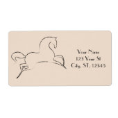 Wilde paarden Thunder_Cove Etiket (Voorkant)