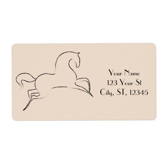 Wilde paarden Thunder_Cove Etiket (Voorkant)