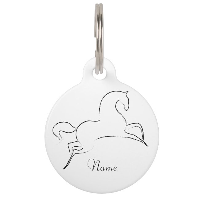 Wilde paarden Thunder_Cove Huisdierpenning (Voorkant)