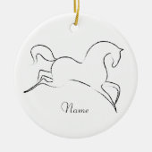 Wilde paarden Thunder_Cove Keramisch Ornament (Voorkant)